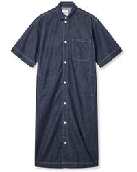 Mads Nørgaard - Denim violet kleid mit taschen - Lyst