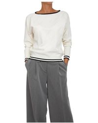 Liu Jo - Hoodies & Sweatvesten ,Wit ,Polyester Maglieria - Lyst