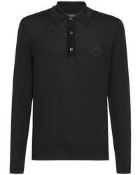 Billionaire - Pullover Polo-Neck Ls Crest - Lyst
