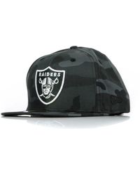 KTZ - Accessoires ,Veelkleurig ,Katoen Camo Visor Cap Essential Oakrai Midnite - Lyst