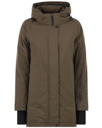 Herno - Hooded A-Shape Jacket - Lyst