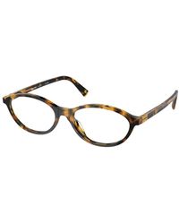 Miu Miu - Oval Optical Frame - Lyst