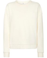 Philipp Plein - Fitness ,Wit ,Katoen Boxy Fit Sweatshirt Round Neck Ls - Lyst