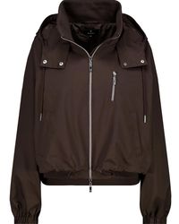 Monari - Oversized Jas Met Capuchon - Lyst