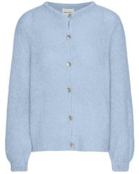 American Dreams - Truien & Vesten ,Blauw ,Wol Susan Alpaca Cardigan - Lyst