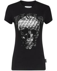 Philipp Plein - T-Shirt Ronde Hals Skull And Plein - Lyst