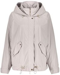 Moorer - Wasserdichte Techno Fabric Jacke Mit Kapuze - Lyst
