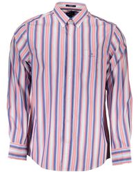 GANT - Cotton Shirt - Lyst