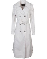 Moorer - Cleopatra Coat-Wk - Lyst