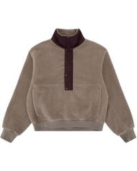 Entire studios - System Fleece Pullover Sweatshirt - Lyst