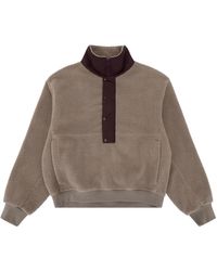 Entire studios - System Fleece Pullover Sweatshirt - Lyst