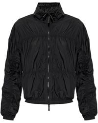 Emporio Armani - Jassen ,Zwart ,Omkeerbaar Blouson Jack - Lyst
