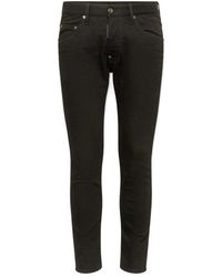 DSquared² - Jeans ,Zwart ,Denim Denim Jeans Met Ritssluiting En Knoopsluiting Met Zakken Voor En Achter - Lyst