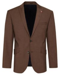 DIGEL - Bruine Blazer, Tijdloos Design - Lyst