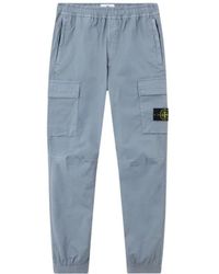 Stone Island - Broeken ,Blauw ,Stone Broeken E26 - Lyst
