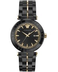 Versace - Aion orologio acciaio indiglo - Lyst
