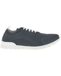 Kiton - Schoenen ,Grijs ,Katoen Fits Sneakers - Lyst