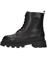 Blauer - Schoenen ,Zwart ,Leer Kimmel Combat Boot - Lyst