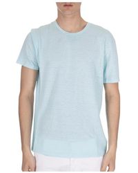 Daniele Fiesoli - Leinen t-shirt,leinenmischung t-shirt regular fit - Lyst
