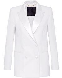 Philipp Plein - Jassen ,Wit ,Polyester Boxy Blazer - Lyst
