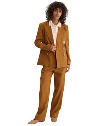Ines De La Fressange Paris - Jassen ,Bruin ,Leer June Tailored Jacket - Lyst