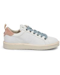Pànchic - Schnürschuh Aus Mikrofaser-Wildleder Weiß - Lyst