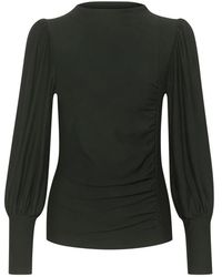 Gestuz - Overhemden ,Groen ,Rifa Gz Puff Blouse - Lyst