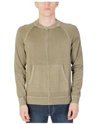 Liu Jo - Grüner strickpullover - 100% baumwolle - Lyst