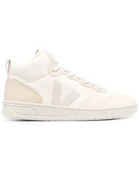 Veja - Schoenen ,Leer V-15 Chromefree Leather Sneakers - Lyst