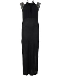 Alberta Ferretti - Elegante Lange Jurk Zonder Mouwen - Lyst