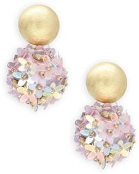 LOTT.gioielli - Sequin Flower Globe Ohrringe - Lyst