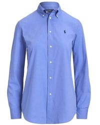 Polo Ralph Lauren - Camisa Stretch Slim Fit, Mujer, Talla - Lyst