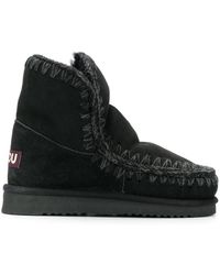 Mou - Schwarze eskimo-stiefel - Lyst