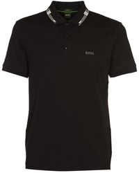 BOSS - Schwarze t-shirts und polos - Lyst