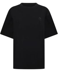 Philipp Plein - Fitness ,Zwart ,Katoen Round Neck T-Shirt 3D Tiger - Lyst
