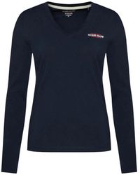 Guess - Organisch Katoenen Longsleeve Slim Fit T-Shirt - Lyst