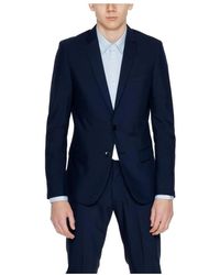 Antony Morato - Blauw Polyester Pak Jas Collectie - Lyst