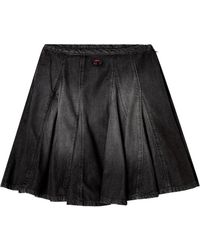 DIESEL - Denim Skirts - Lyst