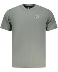 North Sails - Verde Katoenen T-Shirt - Lyst