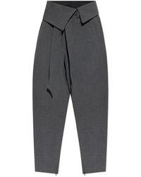 The Attico - Hoge Taille Broek - Lyst