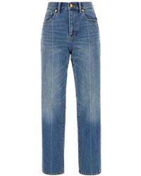 Tory Burch - Straight Fit Jeans - Lyst