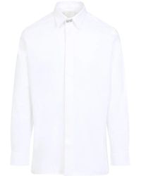 Givenchy - Overhemden ,Wit ,Katoen Wit Overhemd Voor Een Stijlvolle Look - Lyst