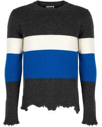 Les Hommes - Maglione in lana merino - Lyst