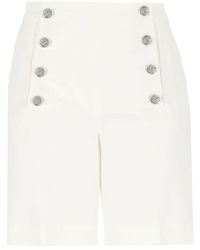 Etro - Shorts Mit Hoher Taille Und Logo-Knöpfen - Lyst