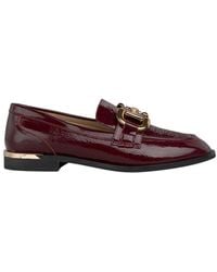 Alma En Pena. - Metallic Stijgbeugel Mocassin - Lyst