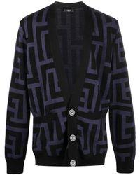 Balmain - Cárdigan Con Monograma - Lyst