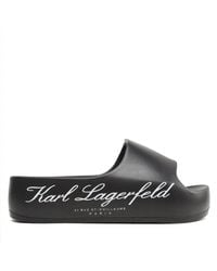 KARL LAGERFELD - Hotel Platform Slide - Lyst