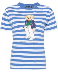 Polo Ralph Lauren - Blaue polo bear grafik t-shirts und polos - Lyst