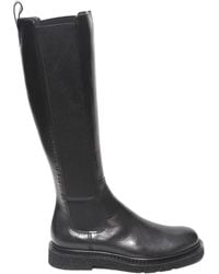 Guglielmo Rotta - Schwarze nappa leder high boots - Lyst