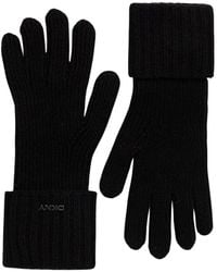 DKNY - Accessoires ,Zwart ,Wol Handschoenen - Lyst